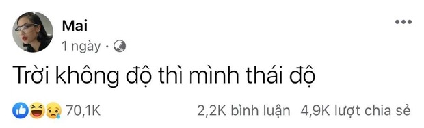 Loạt status chứng minh độ 'mặn hơn muối biển' của Mai Âm Nhạc 4 Loạt status chứng minh độ 'mặn hơn muối biển' của Mai Âm Nhạc 4