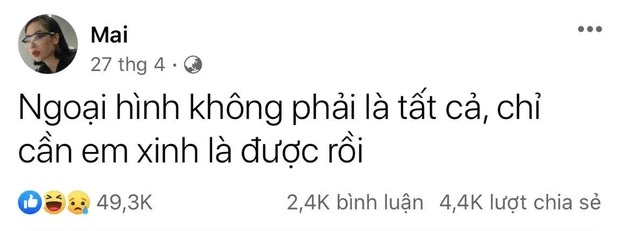Loạt status chứng minh độ 'mặn hơn muối biển' của Mai Âm Nhạc 8 Loạt status chứng minh độ 'mặn hơn muối biển' của Mai Âm Nhạc 8