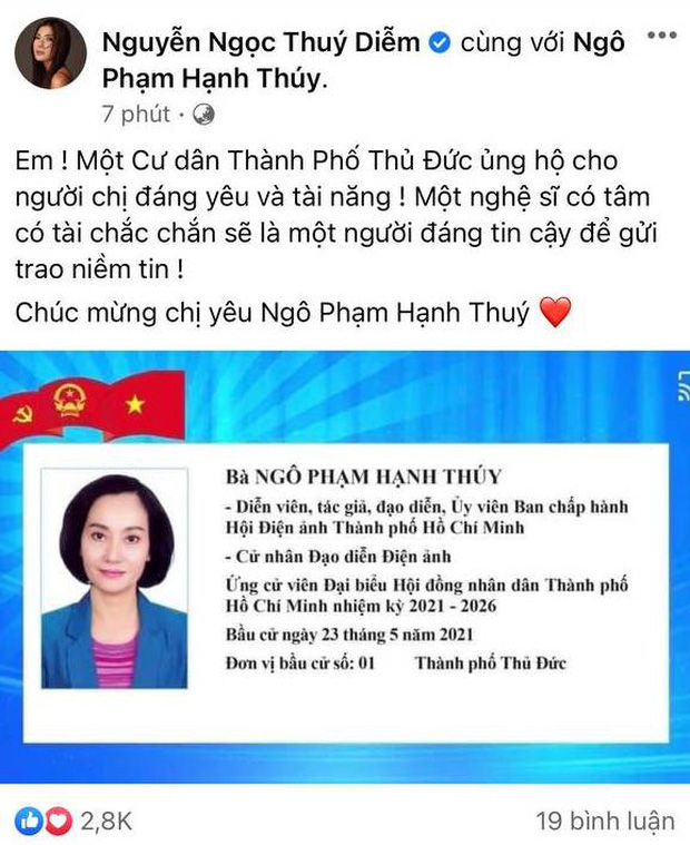 Tổng kết ngày Bầu cử của sao Việt: Vy Oanh bầu bí nhưng vô cùng hăng hái, Xuân Bắc, Tiểu Vy nhập ‘team dậy sớm’, Khánh Vân ở phương xa vẫn không quên hưởng ứng 11
