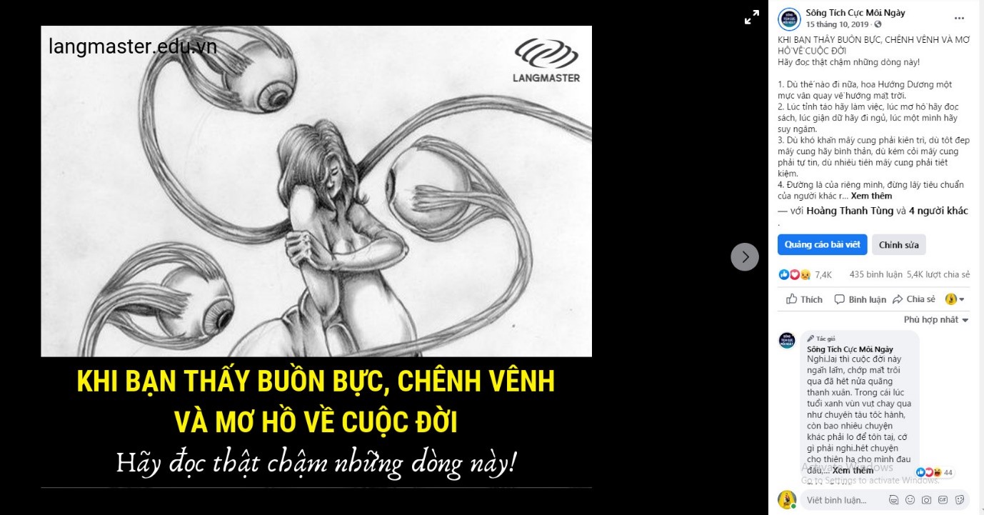 Vượt qua bế tắc nhờ theo dõi mạng xã hội sống tích cực mỗi ngày 2 Vượt qua bế tắc nhờ theo dõi mạng xã hội sống tích cực mỗi ngày 2