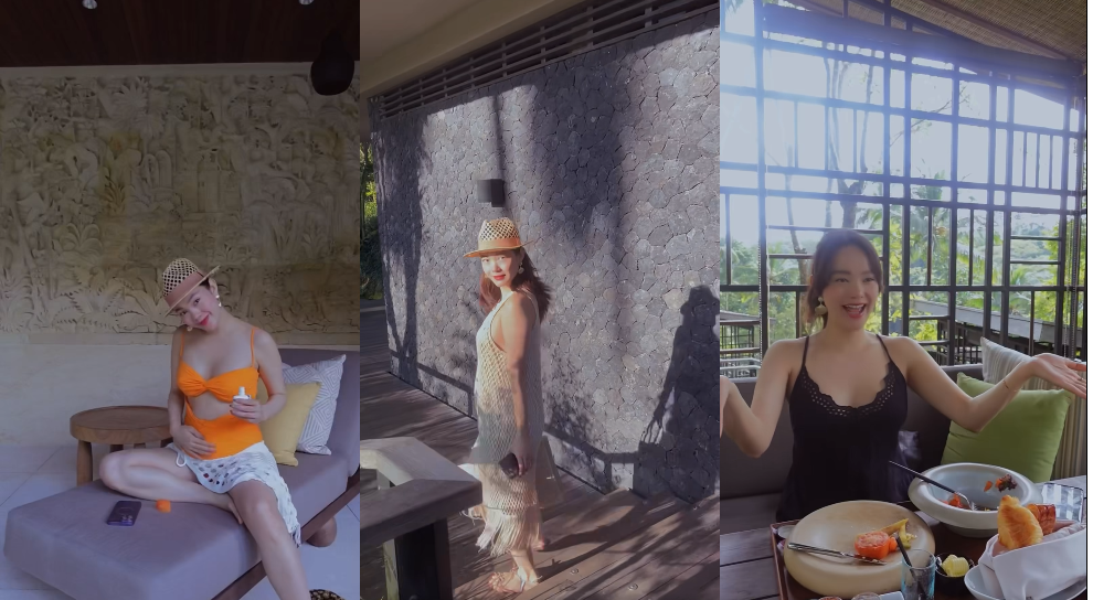 Minh Hằng rạng rỡ trong chuyến du lịch Bali hồi tháng 5 Minh Hằng rạng rỡ trong chuyến du lịch Bali hồi tháng 5