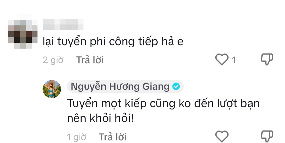 Hương Giang nhiều lần đáp trả đanh thép trước bình luận kém duyên Hương Giang nhiều lần đáp trả đanh thép trước bình luận kém duyên